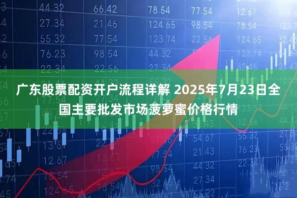 广东股票配资开户流程详解 2025年7月23日全国主要批发市场菠萝蜜价格行情